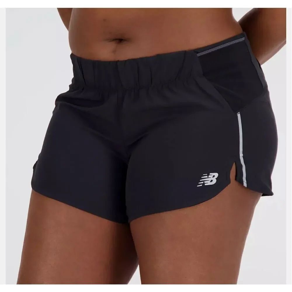 New Balance Women's Impact Run 3 Inch Shorts Size 2XL Black NWT